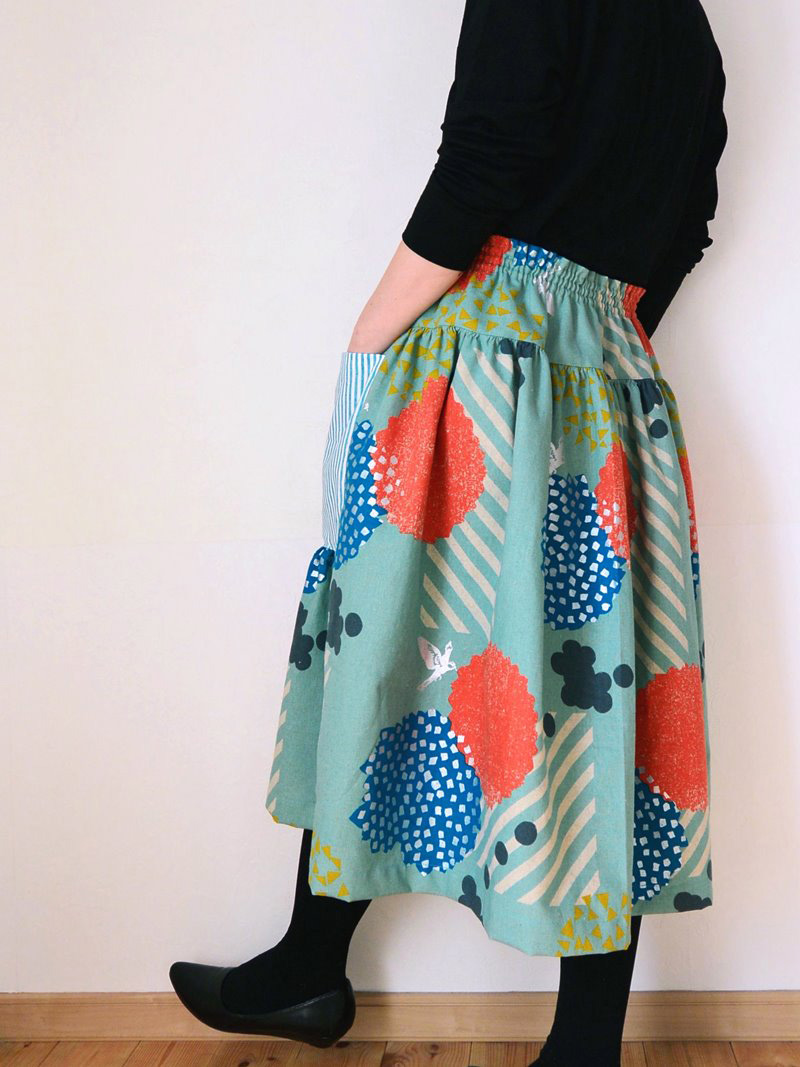 WEST OF MELRSOE Denim Tiered Yoke Womens Skirt  LIGHT WASH  Tillys