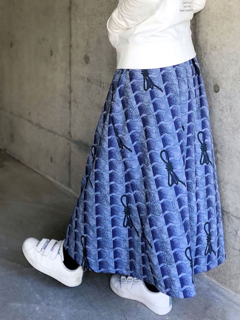 Long Flair Skirt | KOKKA-FABRIC.COM | have fun with kokka fabric!