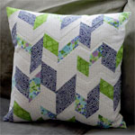 patchwork pillow : imagine gnats for kokka