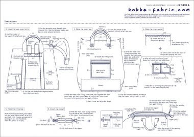 Backpack Sewing Instructions | KOKKA-FABRIC.COM | have fun with kokka ...