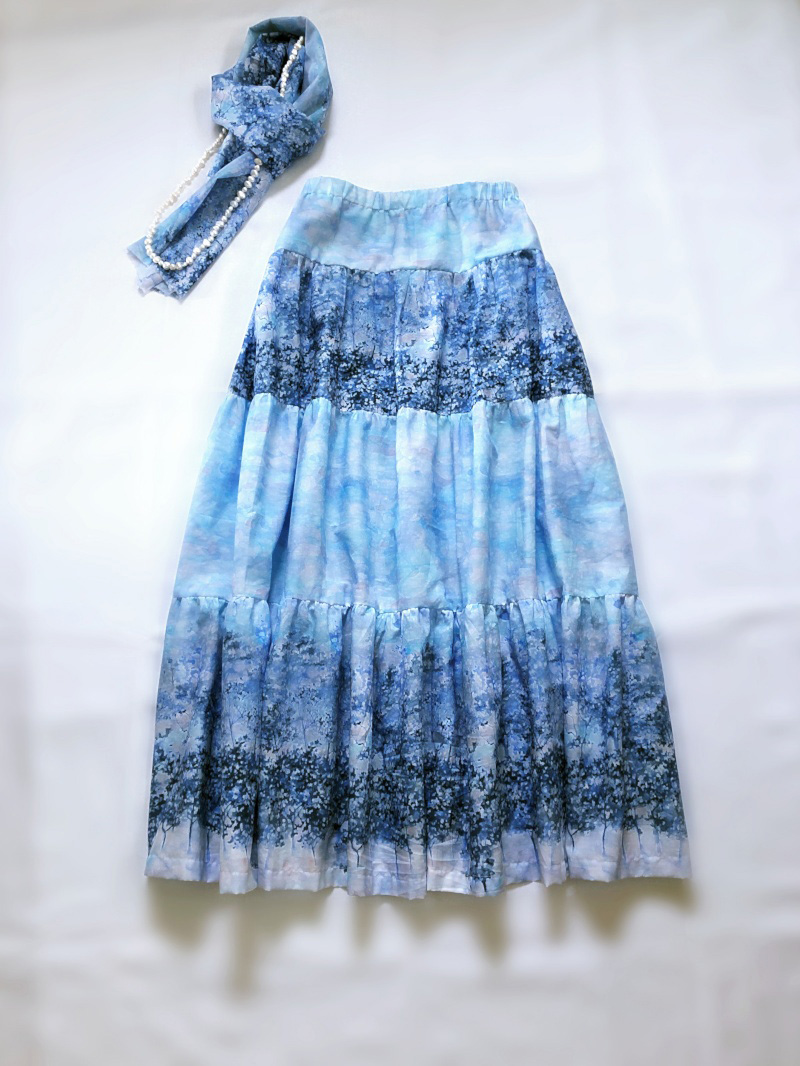 Tiered Skirt with plenty of gathering – Sewing Instructions
