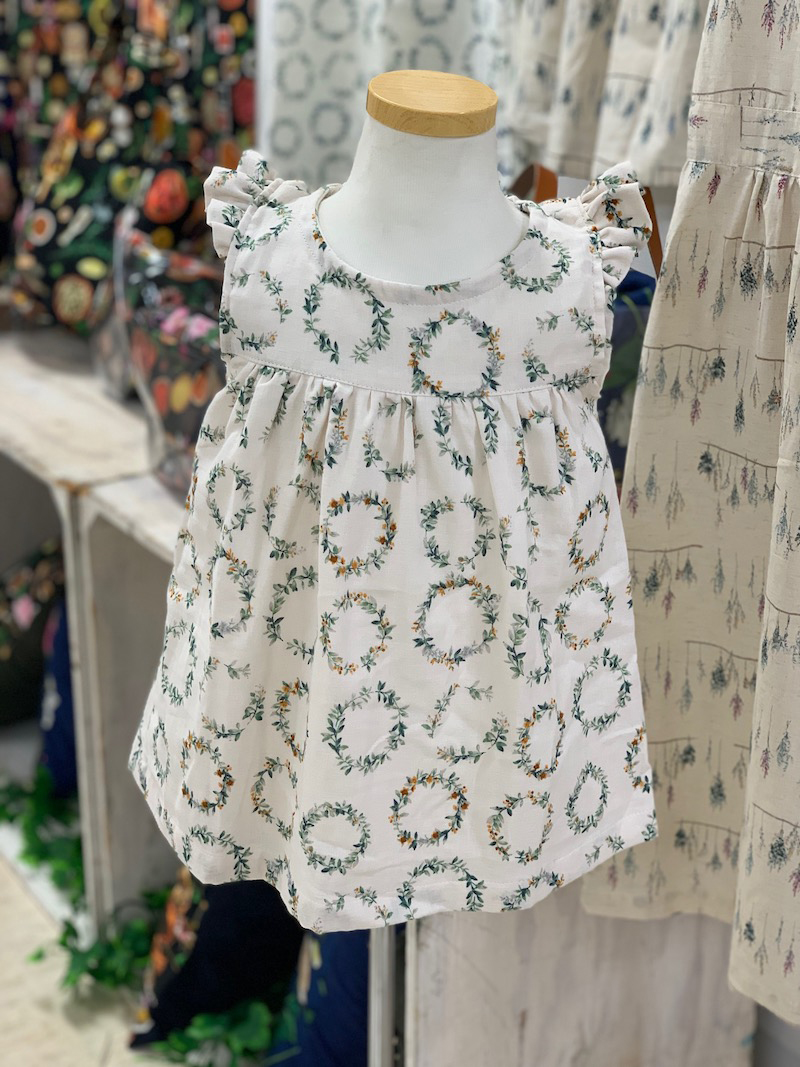 フリルの袖が可愛い！キッズワンピース – kokka-fabric.com