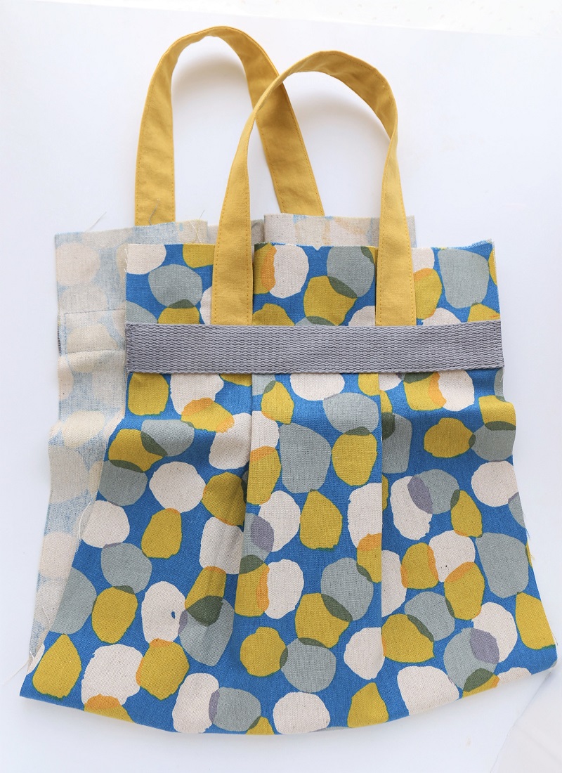 Granny Style Flask Shaped Tote Bag – Sewing Instructions | KOKKA-FABRIC ...