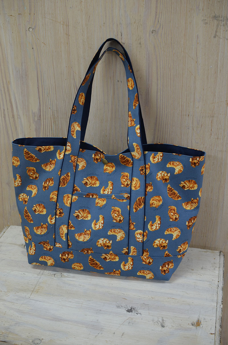 Large lined tote bag with ample pockets – Sewing Instructions | KOKKA ...