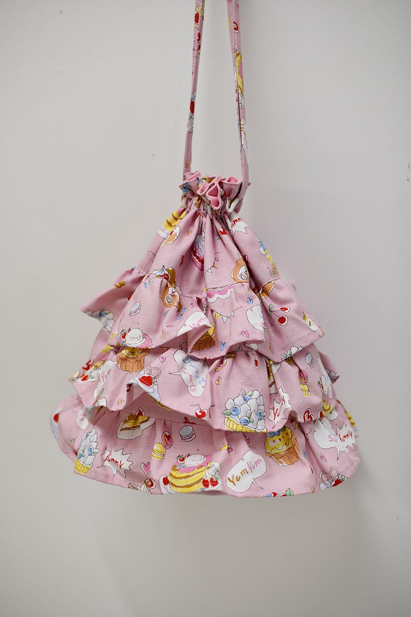丸底タイプで可愛いバッグ！ フリル巾着の作り方 – kokka-fabric.com