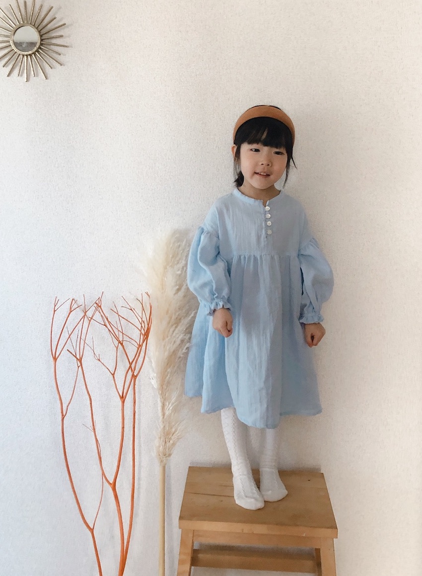 ふわふわで柔らかい子供服 ガーゼワンピースの作り方 コッカファブリック ドットコム 布から始まる楽しい暮らし Kokka Fabric Com
