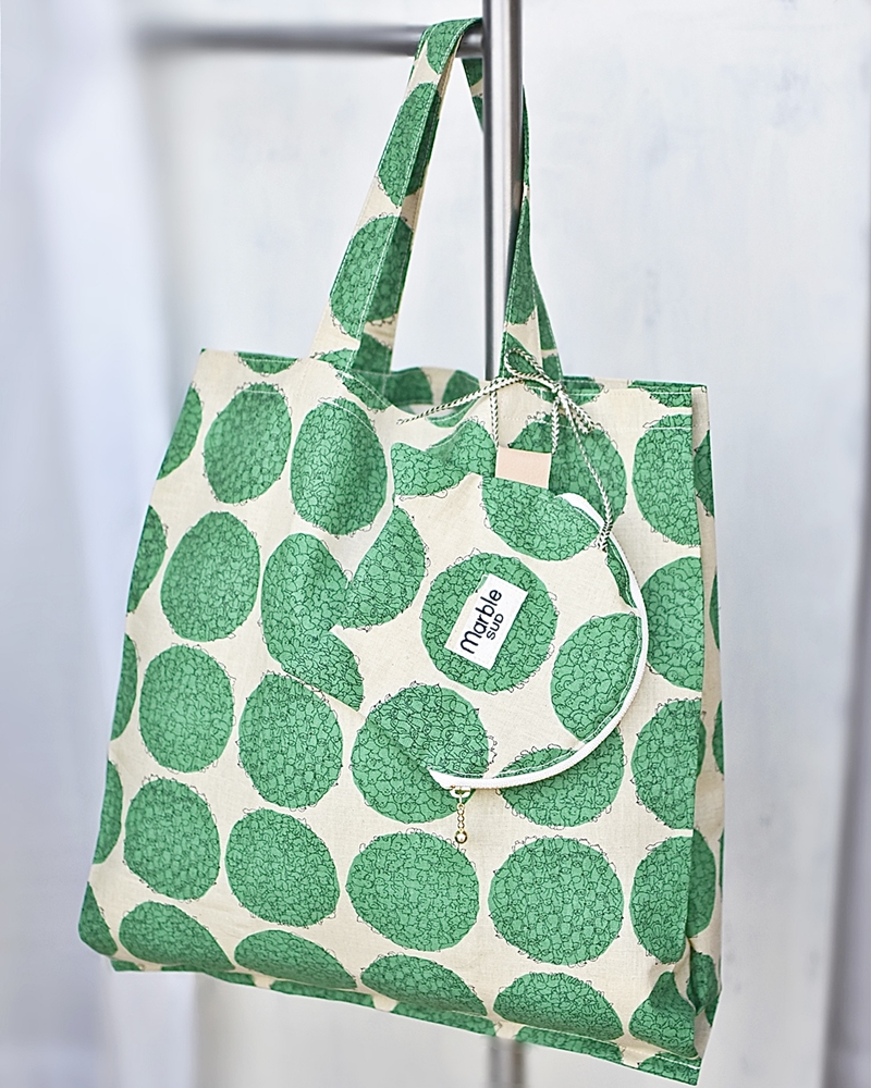 Cotton Standing Cat Pattern Tote Bag