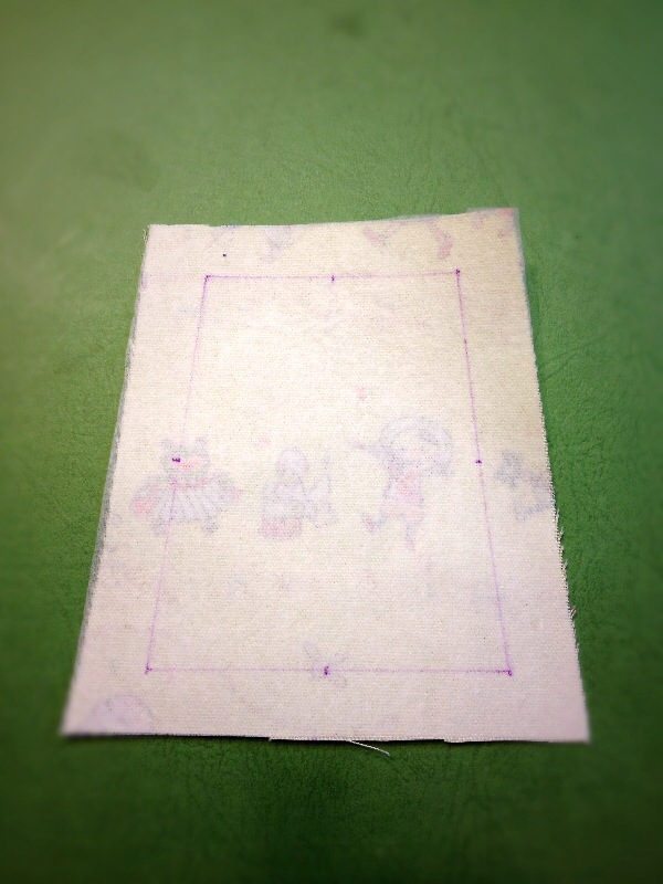 7-1.側面の線の中心に印をつける